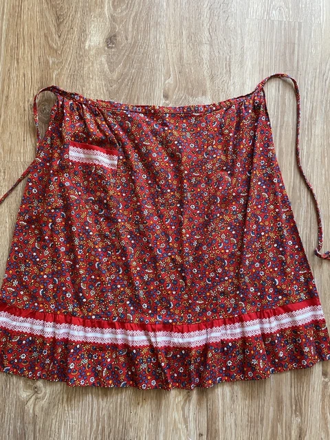Küchenschürze Schürze Bunt Vintage UdSSR Sowjetunion USSR