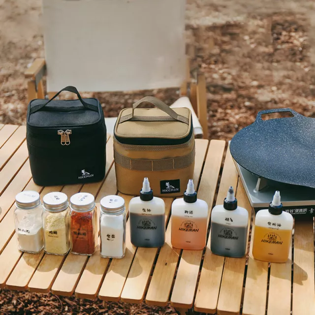 Outdoor Camping Storage Bag Seasoning Box Storage Bag Travel Picnic Cookware