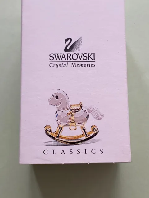 Swarovski MEMORIES CRYSTAL & GOLD "ROCKING HORSE" 9460 000 068 /199 447