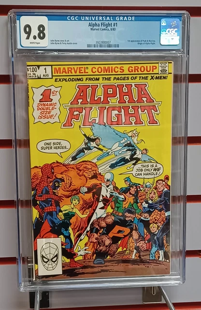 ALPHA FLIGHT #1 (Marvel Comics, 1983) CGC Graded 9.8 ~ White Pages
