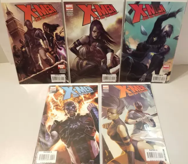 X-Men: Die by the Sword #1-5 complete series Chris Claremont set