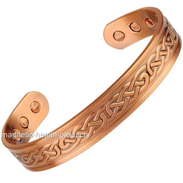 Brazalete Magnético De Cobre Para Hombre Túnel Carpiano Alivio Del Dolor Artritis 228