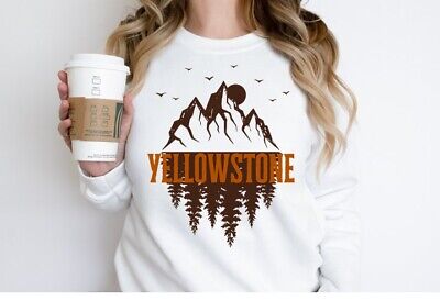 Yellowstone National Park Sweatshirt, S, M, L, XL, 2XL, 3XL, 4XL, 5XL Men Women