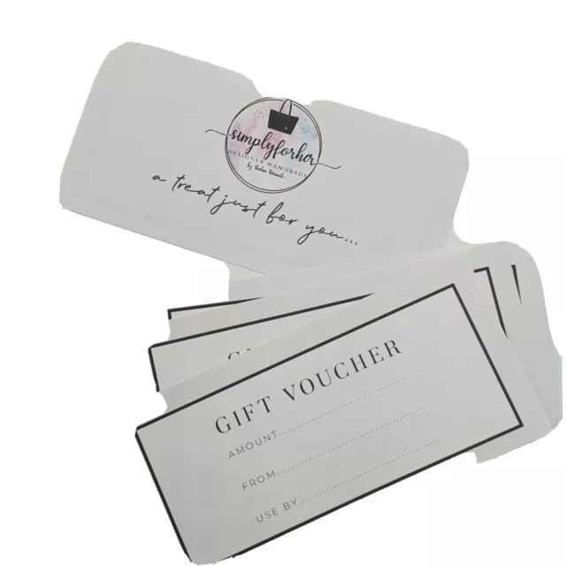 Designer bags Vouchers available with a valid receipt - 1 year expiry
