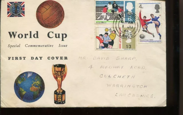 GB First Day Cover - World Cup 1966