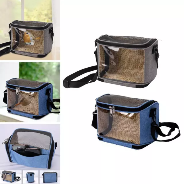 Super Portable Pet Bird Cage Parrot Carrier Travel Bag Breathable Lightweight
