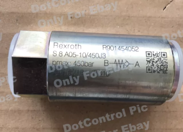 Rexroth R901454052 S8A05-1X/450J3 Check Valve