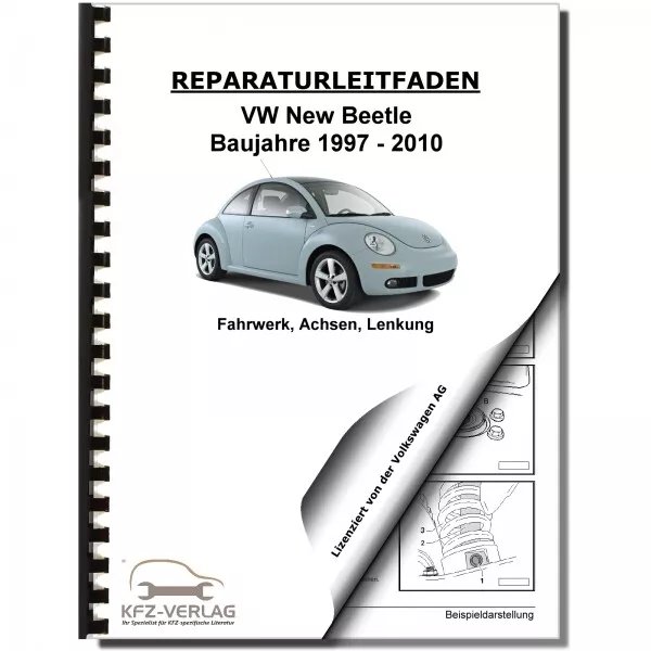 VW New Beetle, Typ 9C (97-10) Fahrwerk, Achsen, Lenkung - Reparaturanleitung