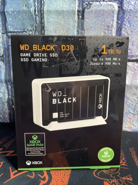 WD_BLACK 1TB D30 Game Drive SSD for Xbox Portable External Solid State Drive
