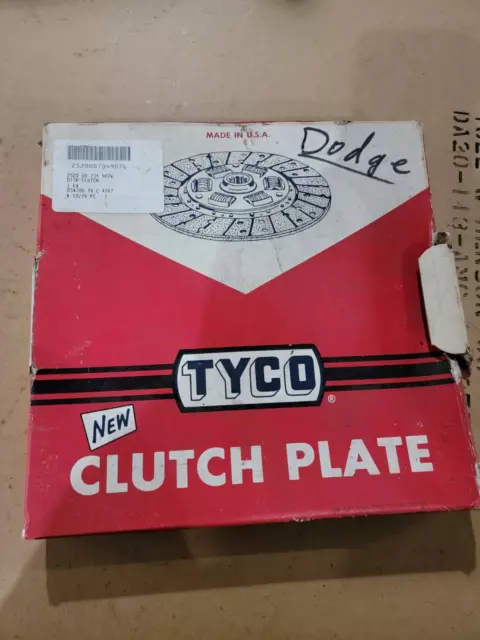 NOS Tyco Dodge M37 Clutch Disc Plate, Part# 7349076 NSN 2520-00-734-9076, G741