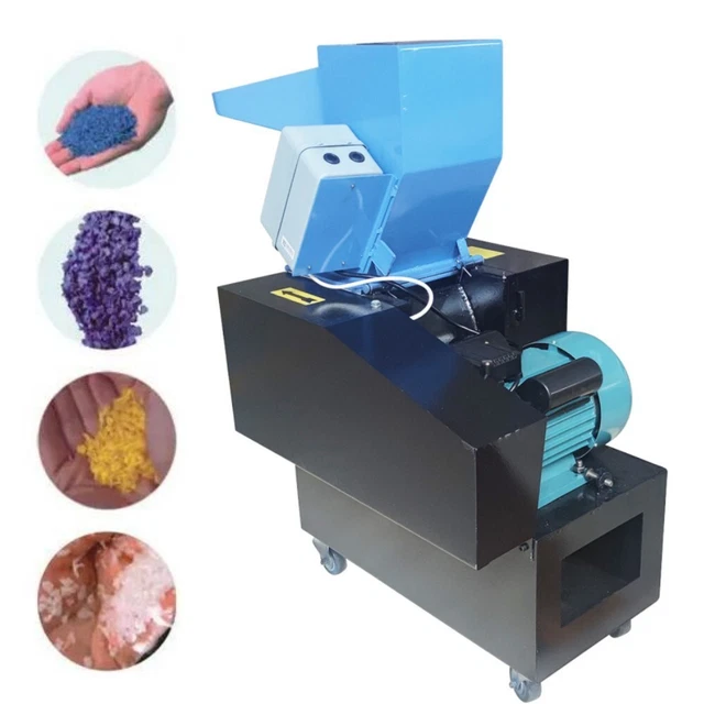 220V Enhanced Low Noise Plastic Crusher Plastic PP Recovery Crusher ABS Crusher
