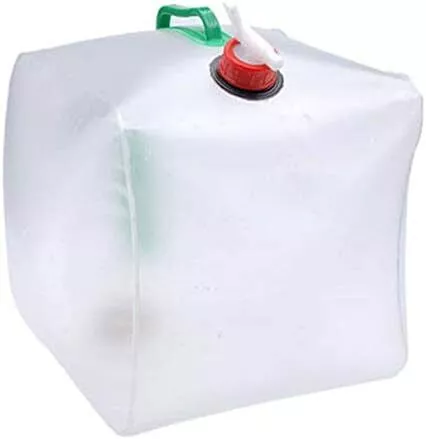 Namvo zusammenklappbarer Wasserbehälterträger, 5 Gallonen/20 Liter mit Wasserhahn, tragbar