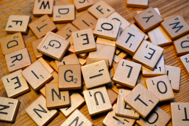 Wooden Scrabble Tiles Choose Your Own Letters For Crafts Wood Black Alphabets-Uk