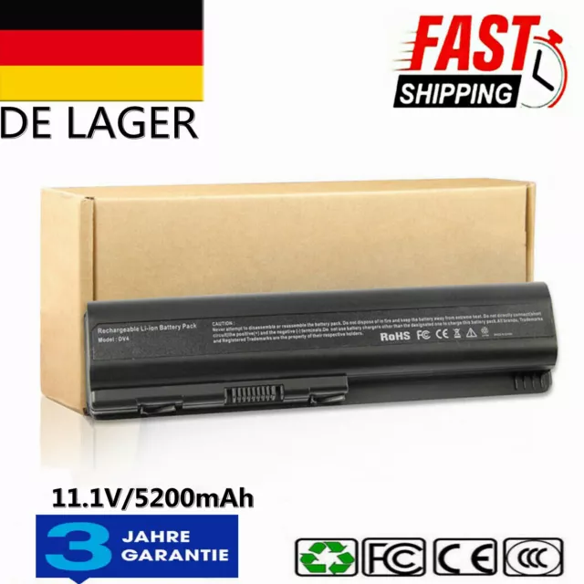 Akku für HP Compaq Presario CQ40 CQ45 CQ50 CQ60 CQ61 CQ70 DV4 DV5 HSTNN-IB51