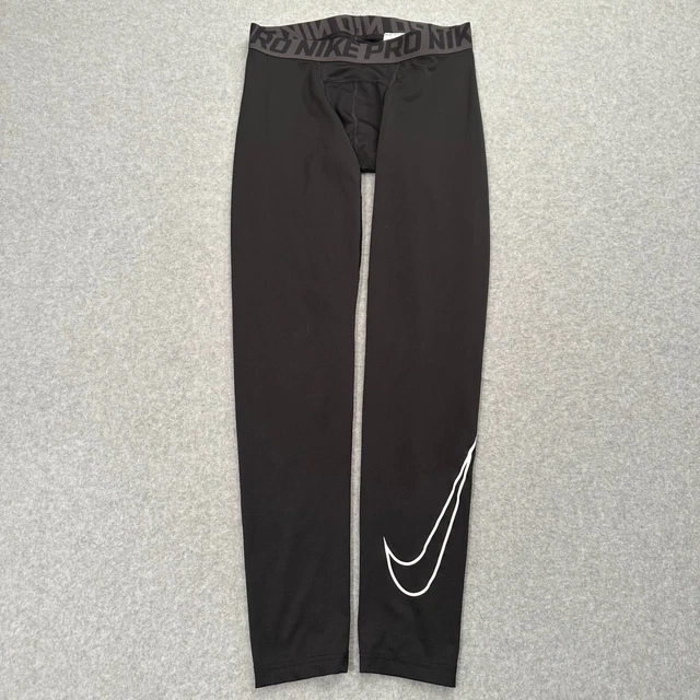 Nike Pro DRI-FIT Compression Tights Black Boys Size XL  726464-010 Pant Active