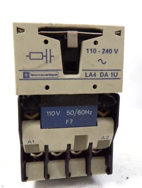 Telemecanique Magnetic Contactor, 20 A, 10-18 Cu, 110/240 V
