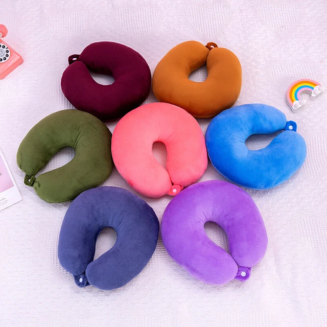Super Soft Rest Cushion Car Plane Sleep Neck Pillow Travel Support U Shaped Head