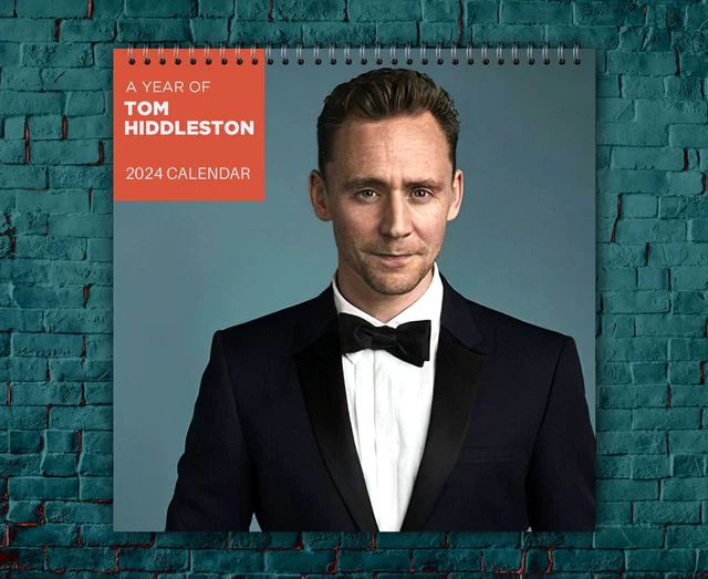 TOM HIDDLESTON CALENDAR 2024 Tom Hiddleston 2024 Celebrity Wall