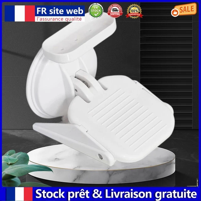 Aid Grip Holder No Drilling Pedal Step Shower Foot Stool for Home Hotel Bathroom