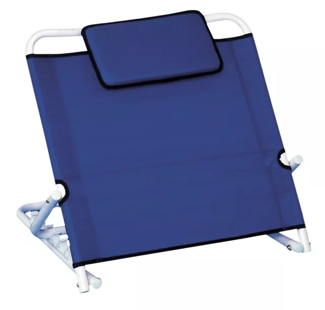 Heavy Duty Deluxe Disability Adjustable Blue Fabric Bed Back Rest Bed Support