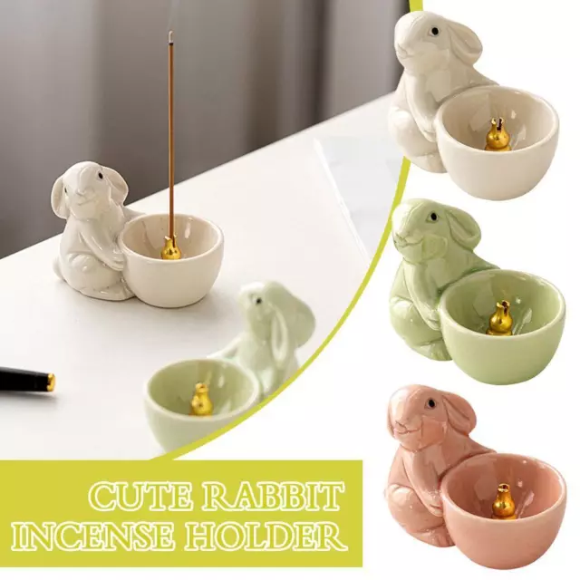 Cute Rabbit Incense Stick Holder Incense Stick Holder t For Cabine C9B7