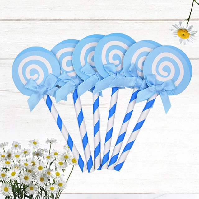36 pcs sucette cupcake toppers cupcake ornements accessoires