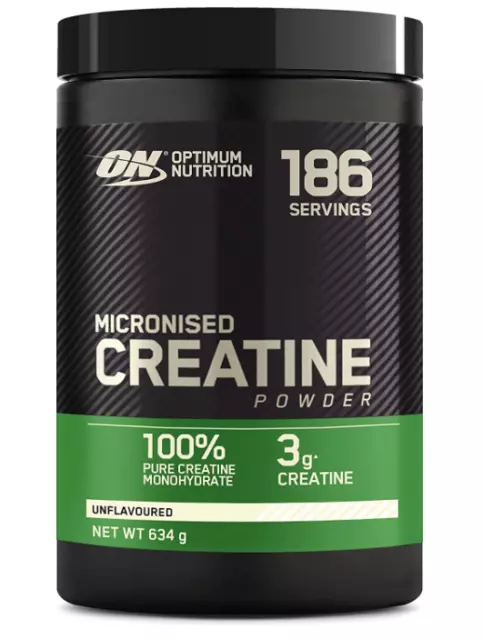 Optimum Nutrition 634G  Creatine Powder | Creatine Monohydrate | 186 servings |