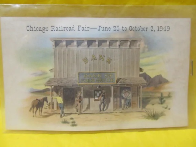Chicago Railroad Fair Postcard - New from 1949