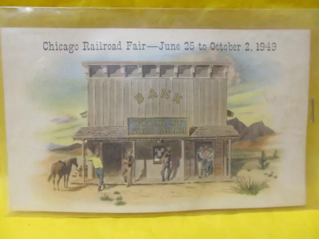 Chicago Railroad Fair Postcard - New from 1949