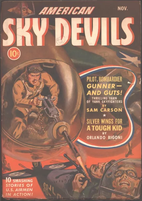 American Sky Devils 1942 November, #3.     Pulp