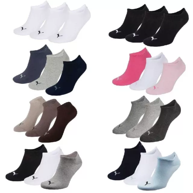 6 Paar Puma Sneaker Invisible Socken Gr. 35 - 49 Unisex für Damen Herren Füßling