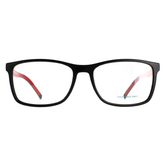 Tommy Hilfiger Lunettes Cadres TH 1785 Blx Noir Mat Rouge Homme