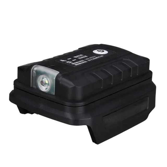 Power Source USB Charging Adapter with Work Light for Makita 18V Battery