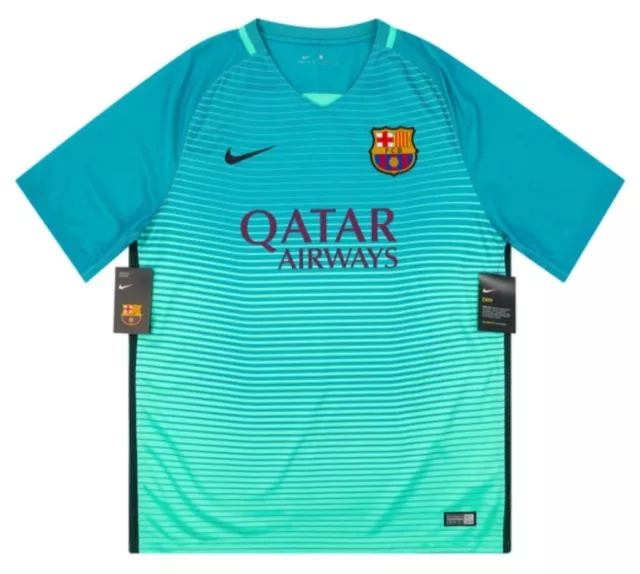 Nike 2016-2017 FC Barcelona Football 3rd Shirt Dri-fit Jersey Junior XL 38"Chest