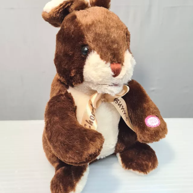 Singing Rabbit 🎶 Yummy Bunny Lights Up Mouth Moves Easter Bunny Plush *video*