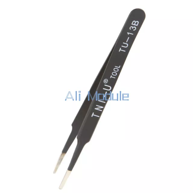 1PCS TU-13B Non-magnetic Straight Tip Tweezer Anti-static Tweezer NEW