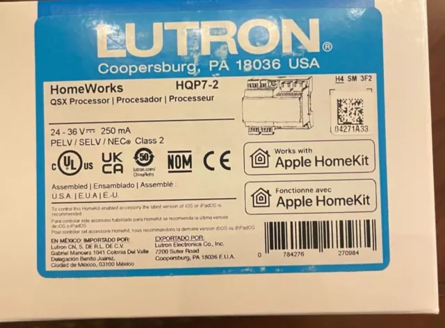 Lutron HomeWorks HQP7-2 QSX Processor-BRAND NEW! FREE SHIPPING!