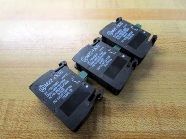 Moeller Klockner M22-CK10 Eaton Contact Block M22CK10 (Pack of 18)