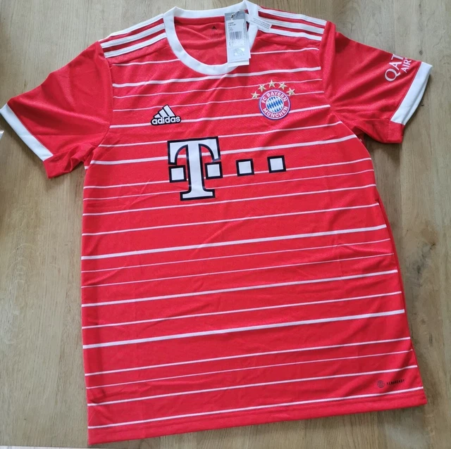FC BAYERN MÜNCHEN Herren Trikot Home 22-23Gr. L Heim Dress rot ADIDAS 2023 NEU