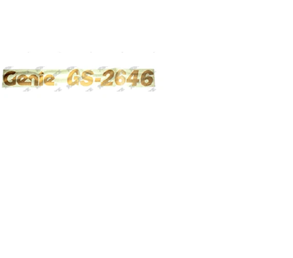 Genie 62057GT, 62057 - NEW Genie GS-2646 Cosmetic Decal