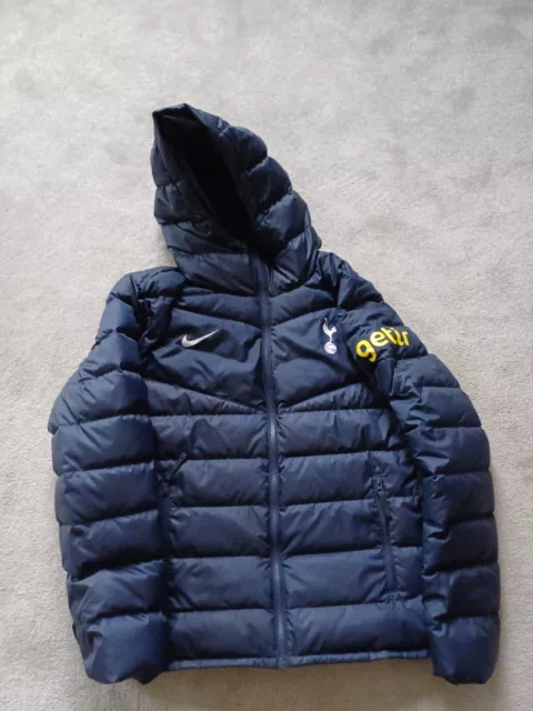 TOTTENHAM SPURS SHIRT Black Storm Puffer Coat Large Mint Condition getir Nike 67.00 PicClick UK