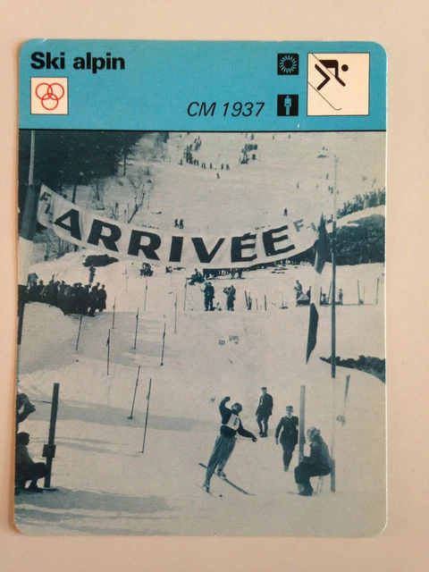 Carte Collection Editions Rencontre 1980 - Ski Alpin, Ken Read, Origine France
