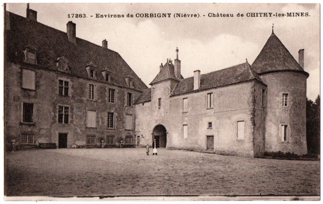 CPA 58 - Surroundings of CORBIGNY (Nièvre) - 17263. Château de CHITRY LES MINES