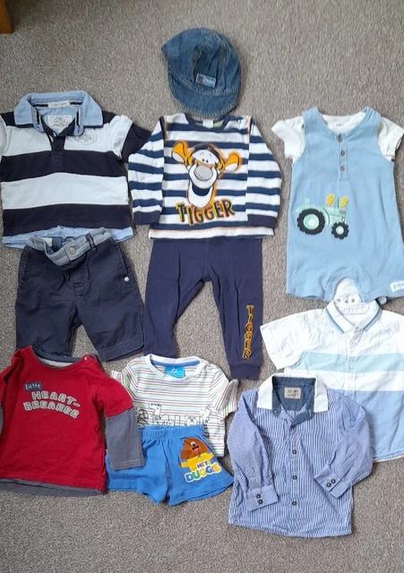 baby boy clothes 12-18 months bundle