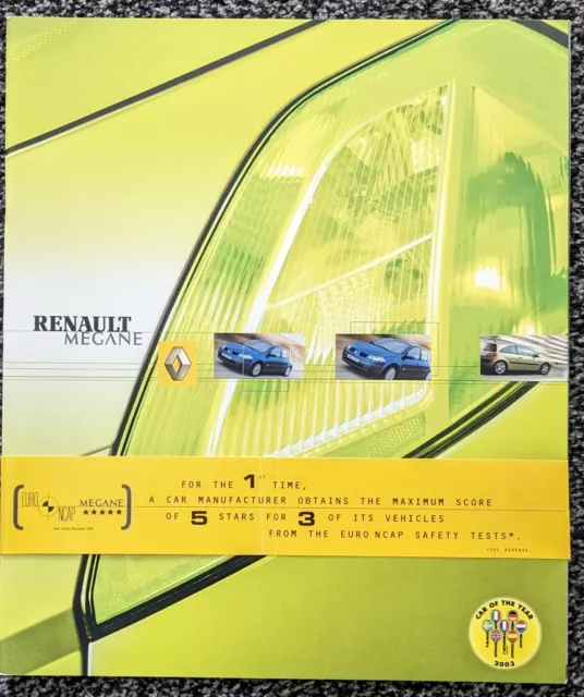 Renault Megane 2003 UK Sales Brochure 2