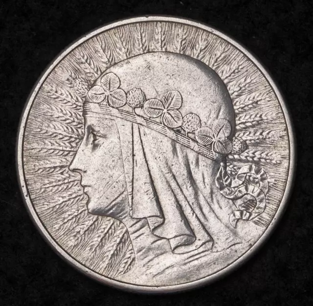 1932, Poland (2nd Republic). Silver 10 Zlotych "Queen Jadwiga" Coin. London!