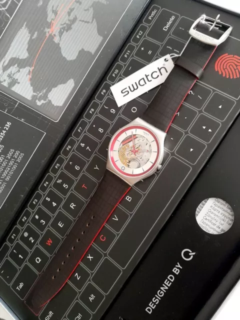 SWATCH JAMES BOND 007 Q2 SS07Z100 Skin Irony New Top Rarit t