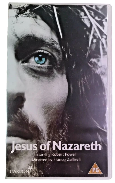 JESUS OF NAZARETH Film 2000 VHS 2 Video Tape Set - Robert Powell 1977 £ ...