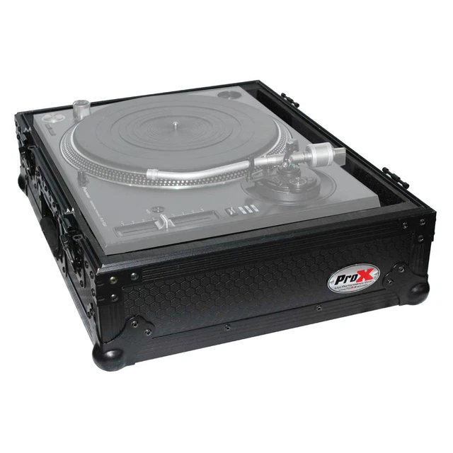 ProX T-TTBL Case Universal W-Foam Kit Fits 1200 Style Turntables Black Technics 2