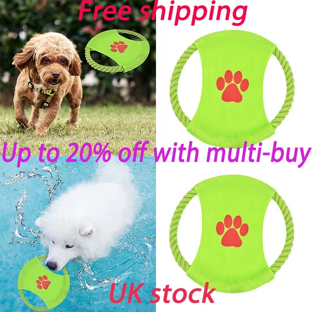 FLYING DISC SUMMER Fun Beach Mini Flying Disc Ring Fetch Dog Toy